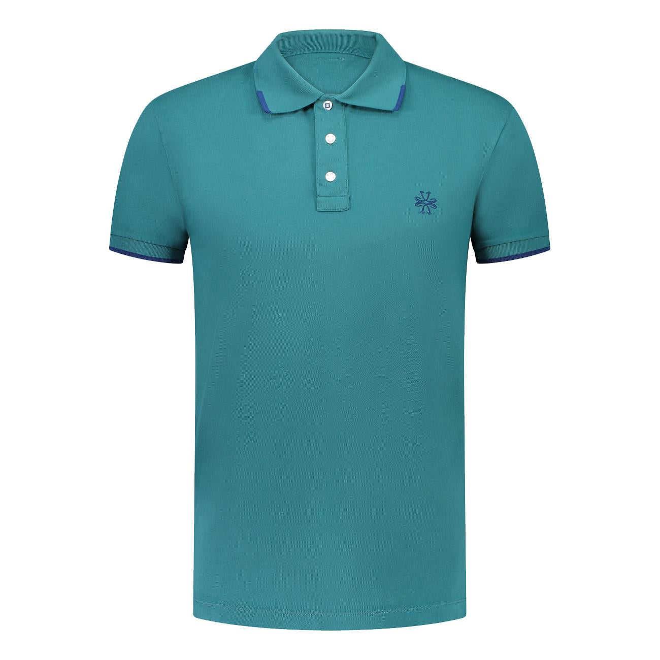 Polo Reactive Dye Uomo Teal Green U800802E2464 T74 TEAL GREEN JACOB COHEN 