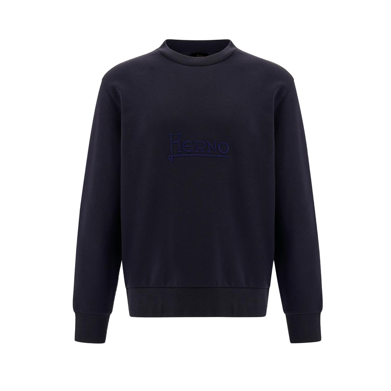 Felpa Portalogo Uomo Blu JG000175U50017 9200 BLU HERNO 