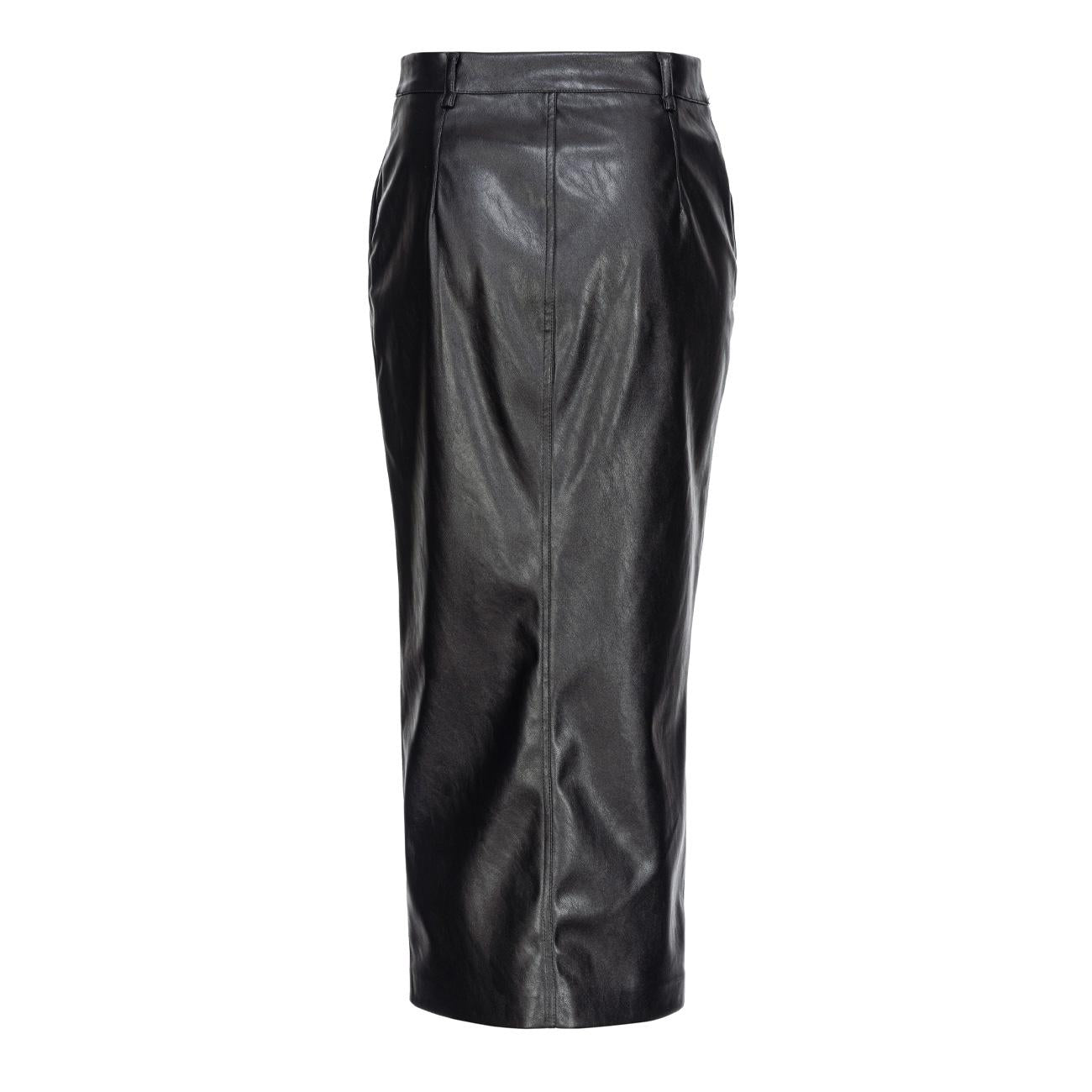 Gonna Similpelle Lunga Donna Nero Limousine 104145/7105 Z99 NERO LIMOUSINE PINKO 