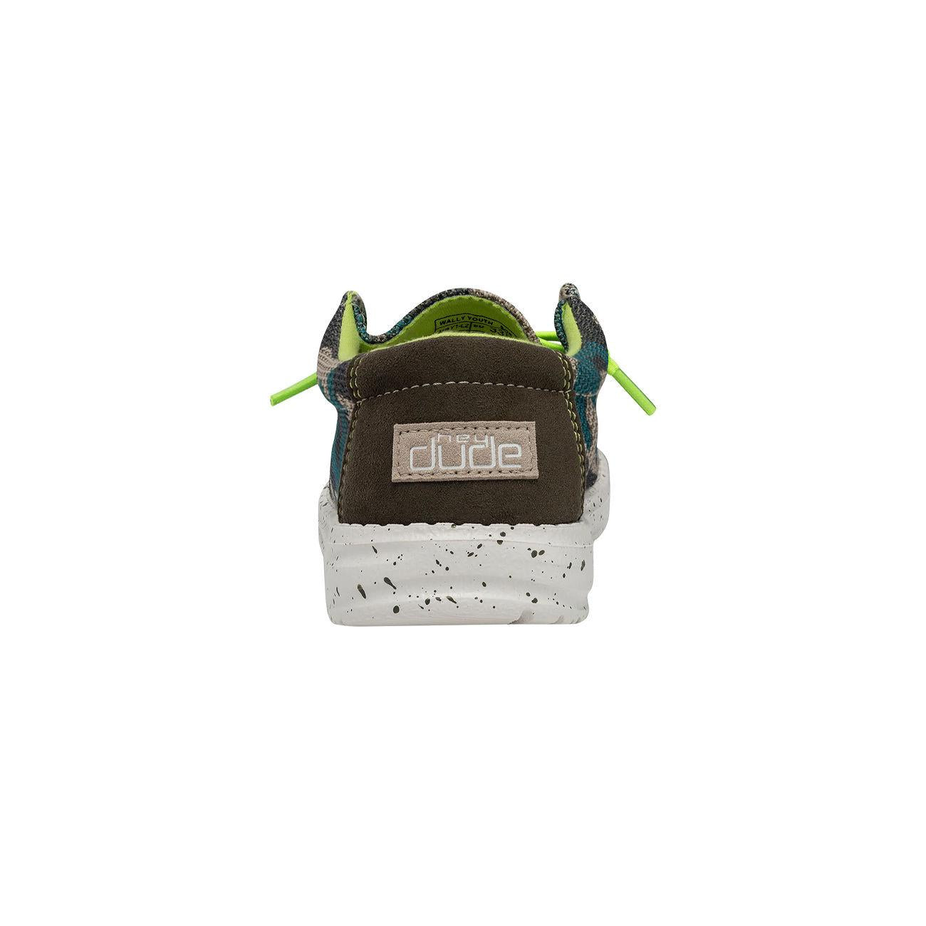 Mocassini Wally Youth Bambino Taupe Camo 13013 7034SOXTAUPECAMO HEY DUDE 