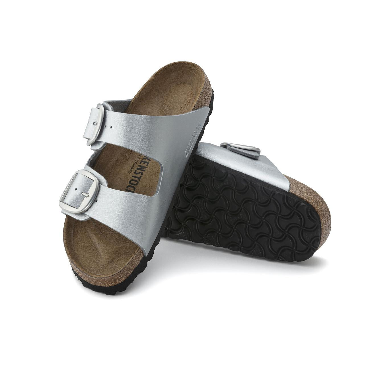 Sandali Arizona Grande Fibbia 1025831 METALLIC SILVER BIRKENSTOCK 