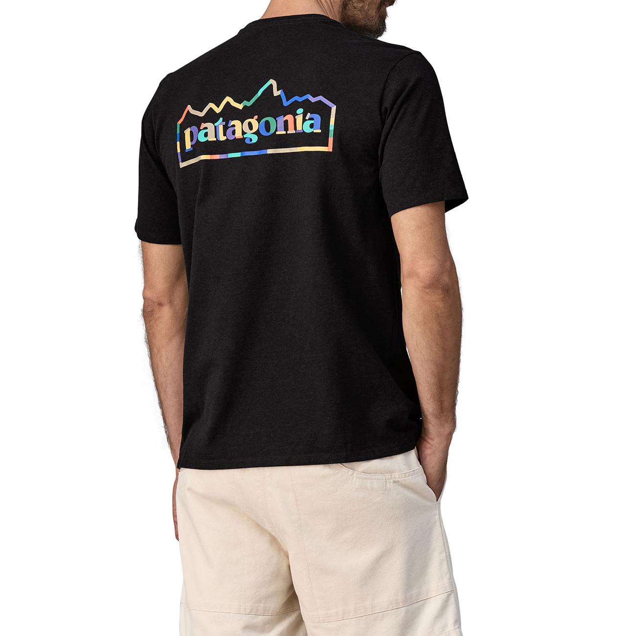 T-Shirt Unity Fitz Responsabili-Tee Uomo Ink Black 37768 INBK INK BLACK PATAGONIA 