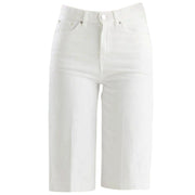 DONDUP Pantaloni Al Ginocchio Delfine DP859 BF0018 PTD 000 BIANCO 