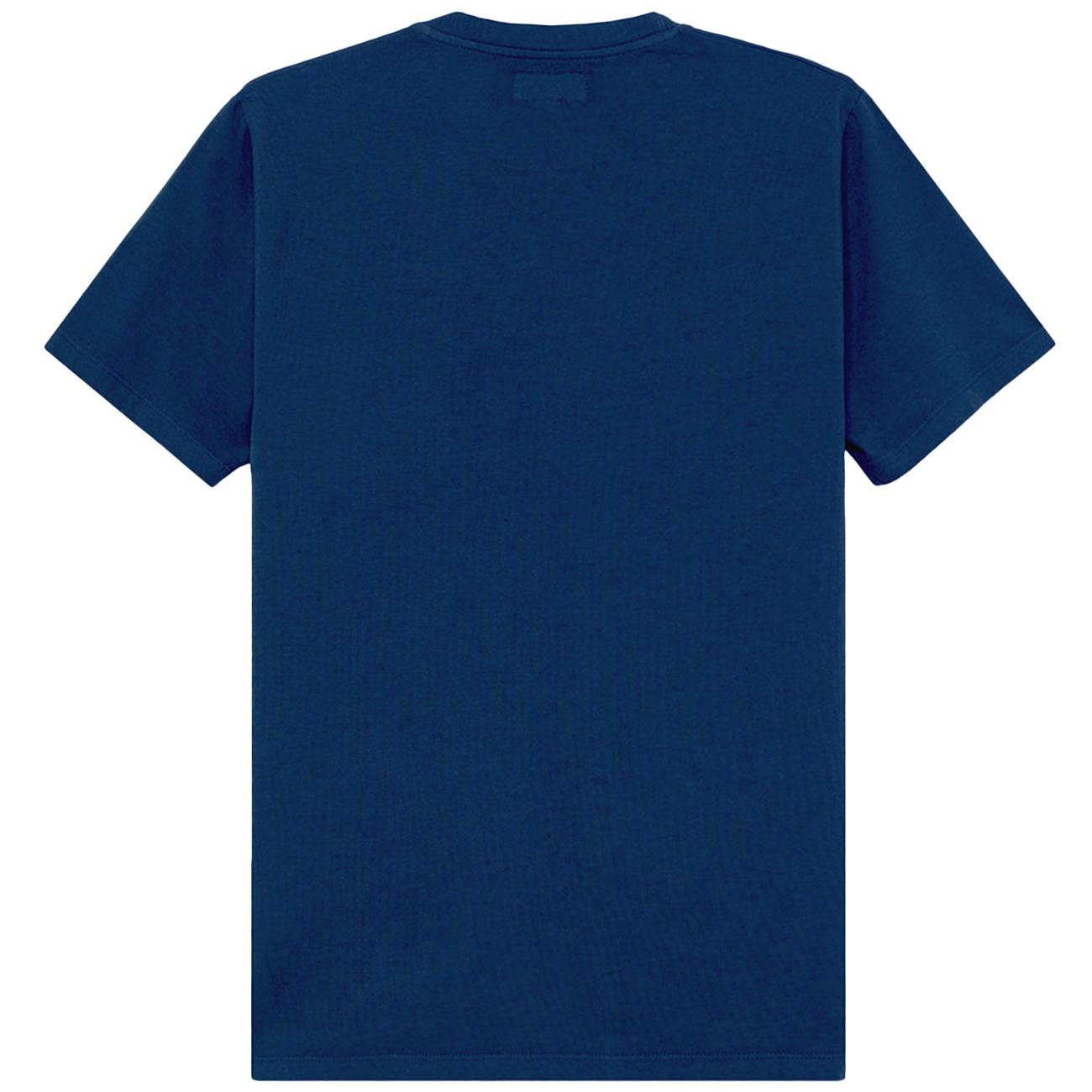 T-shirt Pocket In Jersey RRU634CA160111 C0382 BLUE WORK ROY ROGER'S 