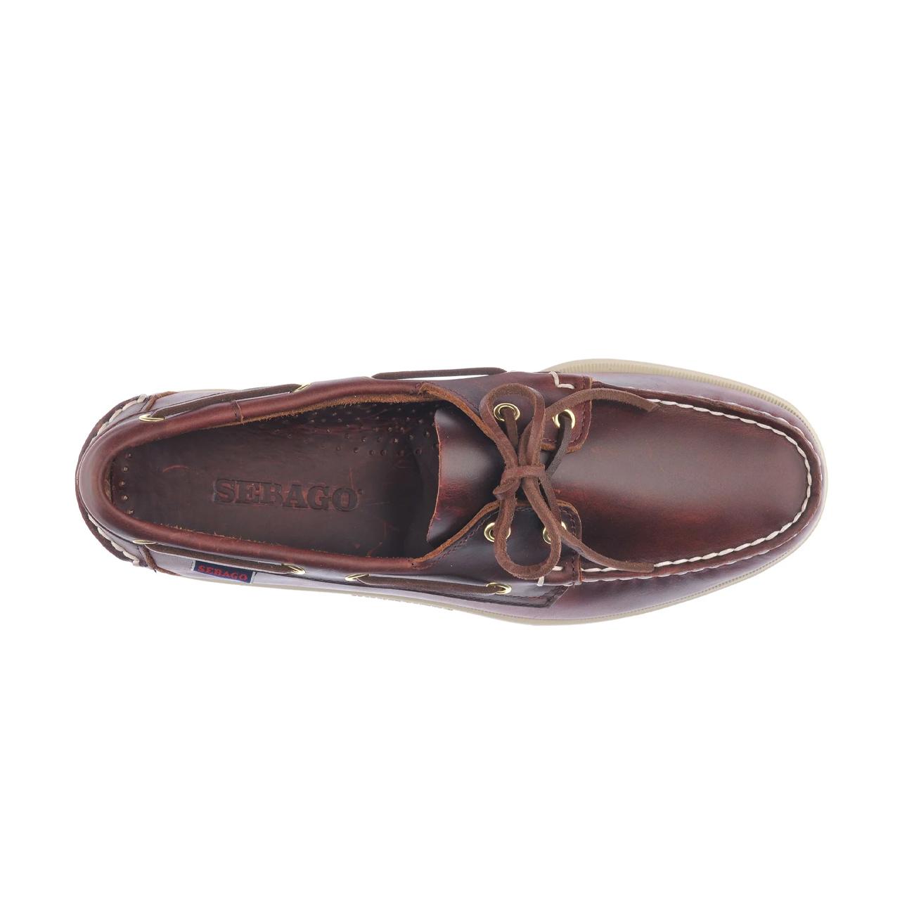Stringate Docksides Portland Uomo Brown Burgundy 741286W 903 BROWN BURGUNDY SEBAGO 