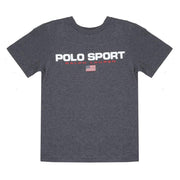 T-Shirt Mezza Manica Con Stampa Logo Bambino Grigio 323795487 009 GRIGIO POLO RALPH LAUREN 