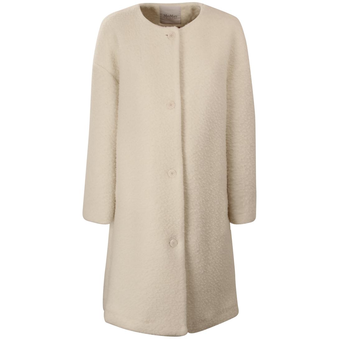 Cappotto Morina Donna Bianco Seta 39060326600 001 BIANCO SETA MAX MARA LEISURE 
