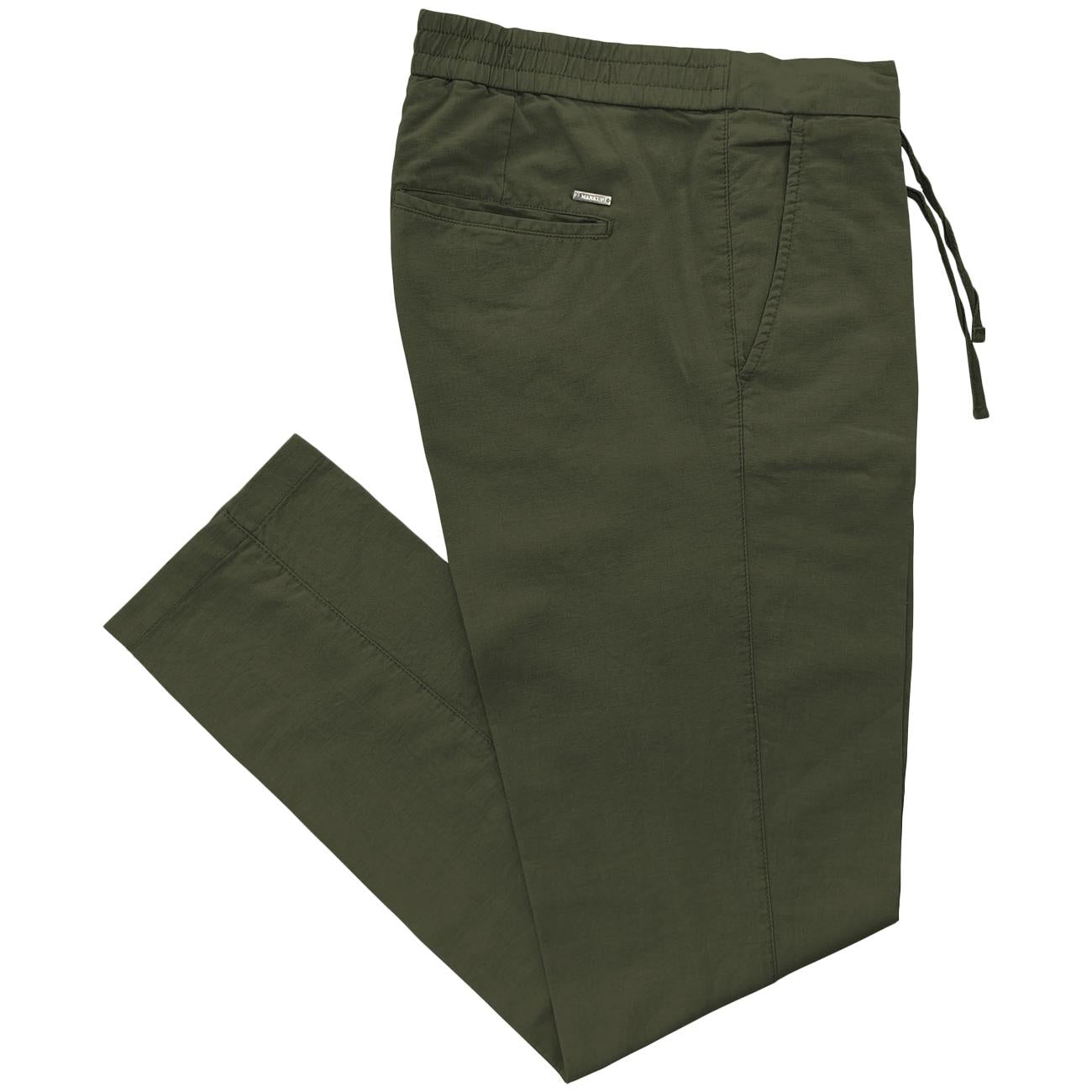 Pantalone Con Lacci In Lino MK15109 MILITARE MARKUP 