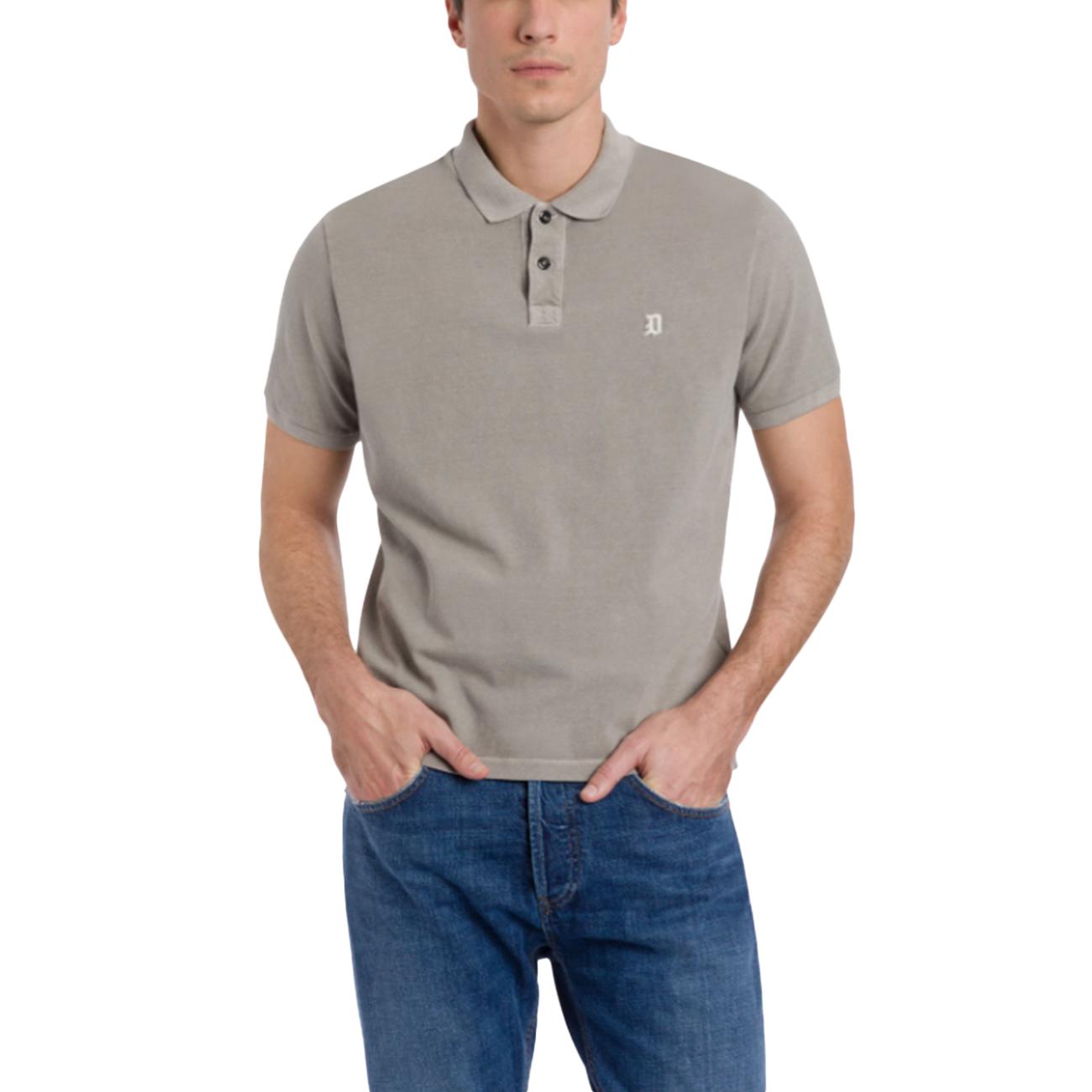 Polo Regular In Cotone Piquet US302_JF0315M_PTO 021 CRISTALLO DONDUP 