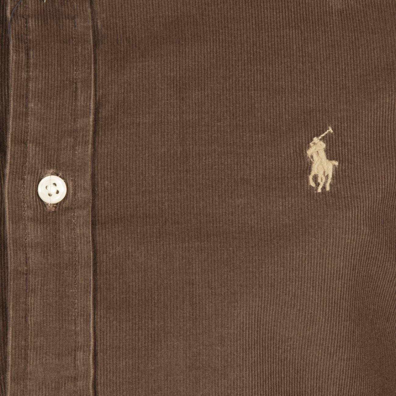Camicia A Coste Uomo Chocolate Mousse 710818761 013 CHOCOLATE MOUSSE POLO RALPH LAUREN 