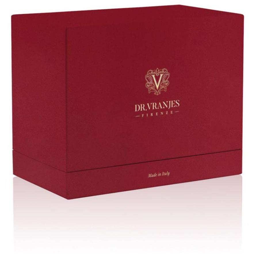 Gift Box Fragranza Rosso Nobile 250 Ml Con Candela FRV22/M16 NATURAL DR. VRANJES FIRENZE 