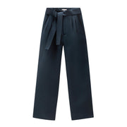 Pantalone In Popeline Di Puro Cotone Donna Melton Blue CFWWTR0174FRUT3027 3989 MELTON BLUE WOOLRICH 