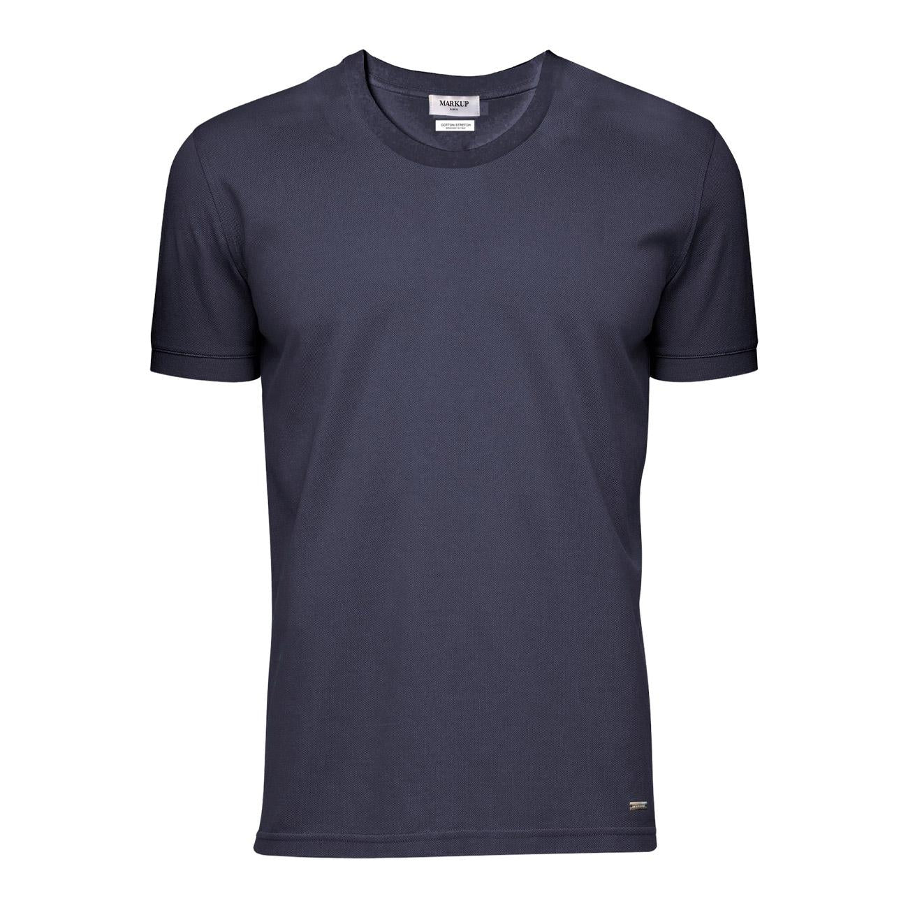 T-Shirt In Jersey Uomo Blu MK21004 BLU MARKUP 
