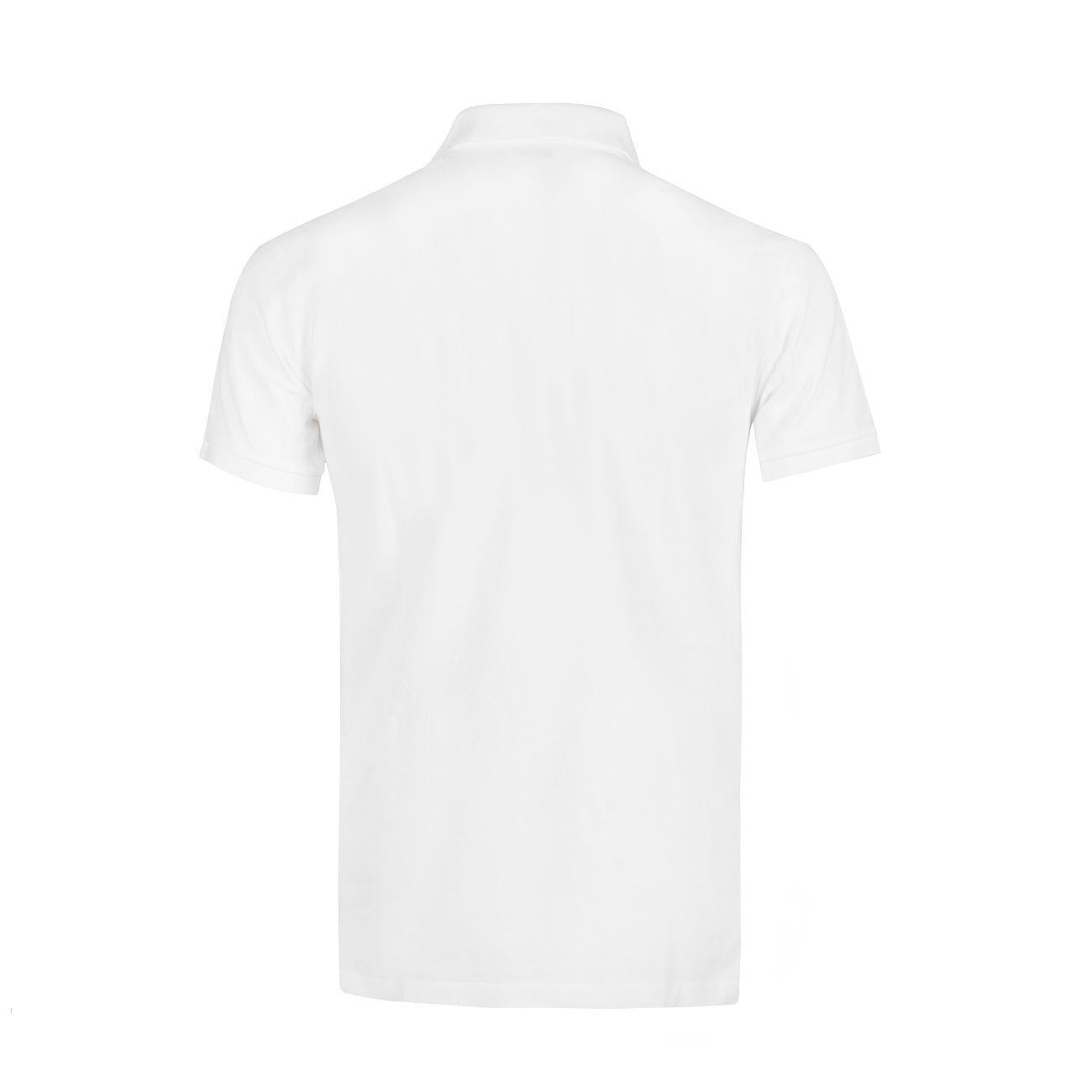 POLO U. SLIM FIT MM PIQUET RL 710548797 001 WHITE POLO RALPH LAUREN 