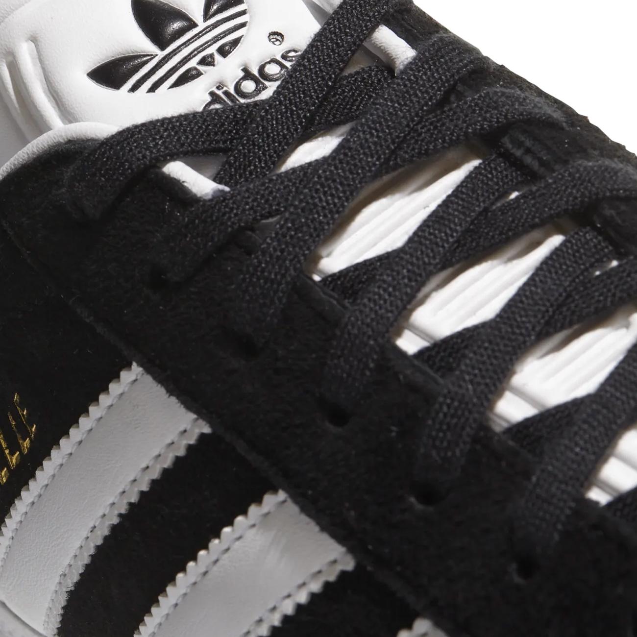 Sneakers Gazelle Unisex Black White Gold BB5476 CBLACK/WHITE/GOLDMT ADIDAS 