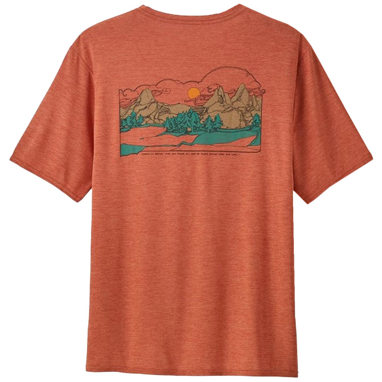 T-Shirt Cap Cool Daily Graphic 45385 LFCX/L A F QUARTZ CORAL XDYE PATAGONIA 