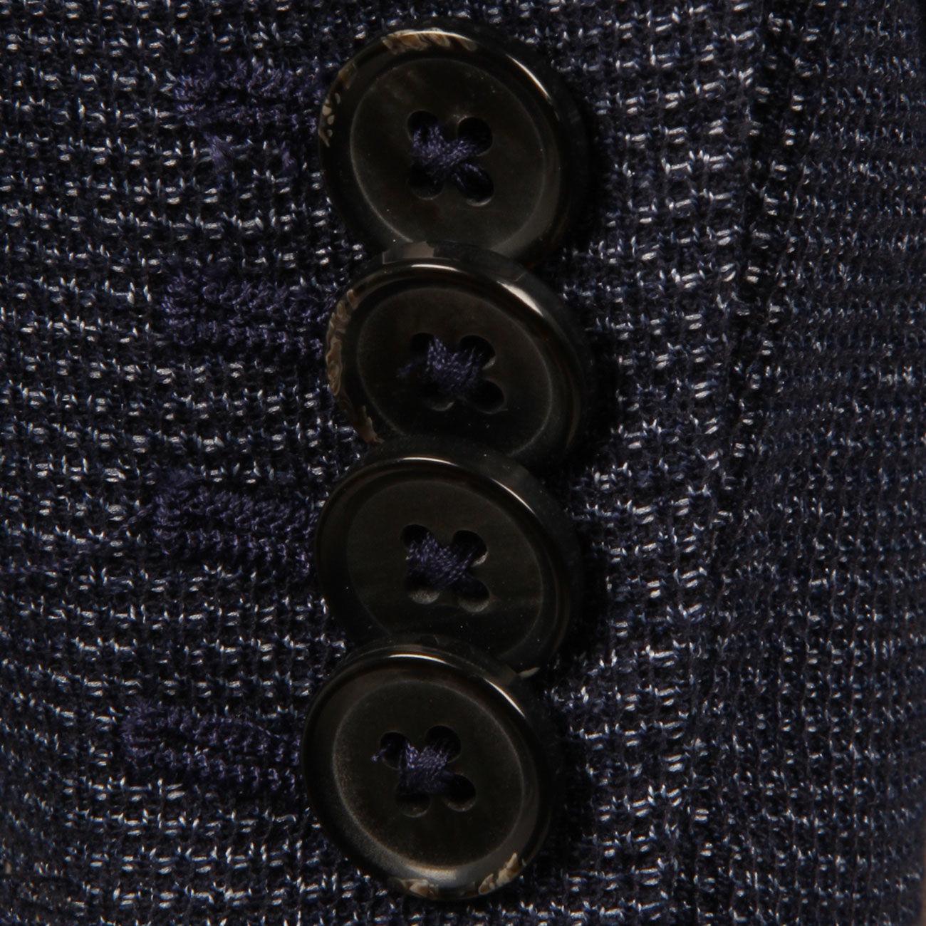 GIACCA U. JERSEY MELANGE LBM 35212/2/2811 BLU/AVIO L.B.M.1911. 