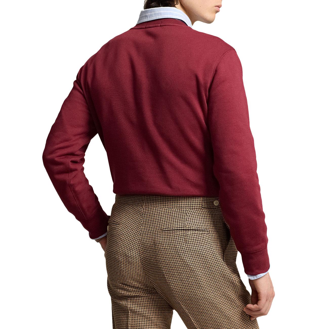Felpa Girocollo Polo Bear Fleece Uomo Red Carpet Vrsy Bear 710953718 001 F24 RED CARPET VRSY BEAR POLO RALPH LAUREN 
