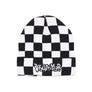 Cappellino Con Risvolto Con Scacchi Unisex Nero Bianco DSAF220026 NERO/BIANCO DISCLAIMER 