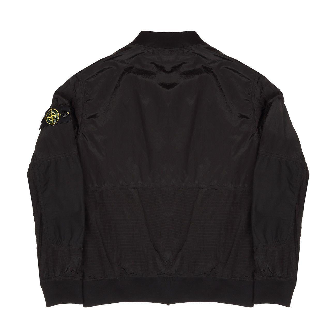 Bomber Ripstop Fullzip Kids Nero ST/721640335/ V0029NERO STONE ISLAND 