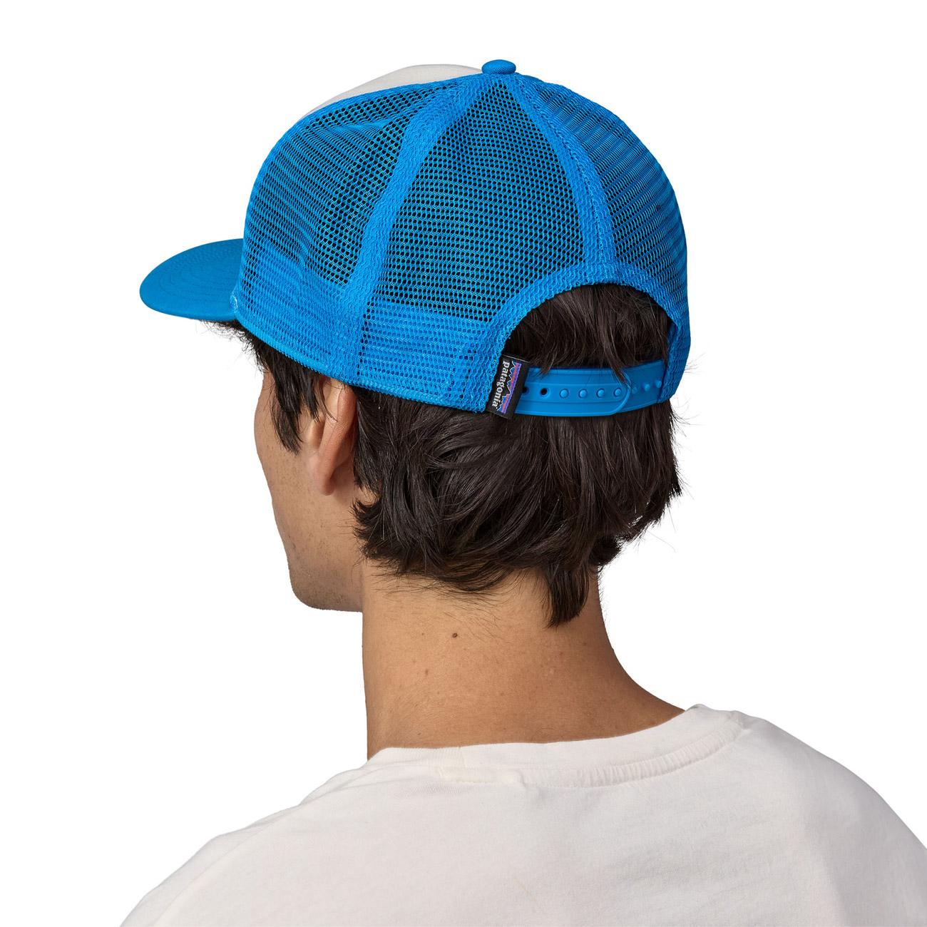 Cappellino P-6 Logo Trucker Uomo Vessel Blue 38289 WVLB WHITE W/VESSEL BLUE PATAGONIA 