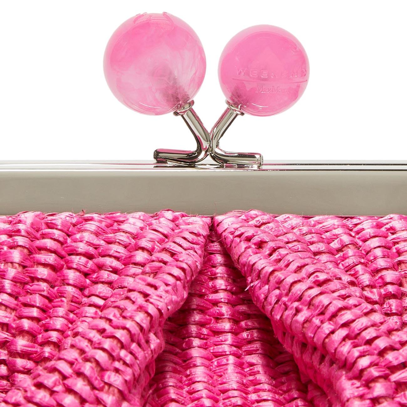 Borsa Pasticcino Palmas In Raffia Piccola Donna Orchidea PALMAS 2415511065600 022 ORCHIDEA MAX MARA WEEKEND 