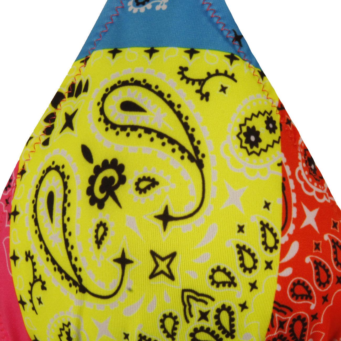 TOP D. LEAH CLASSIC TRIANGLE TOP SAINT BARTH LEAH 00029D BANDANNA ROUND FLUO COL MC2 SAINT BARTH 