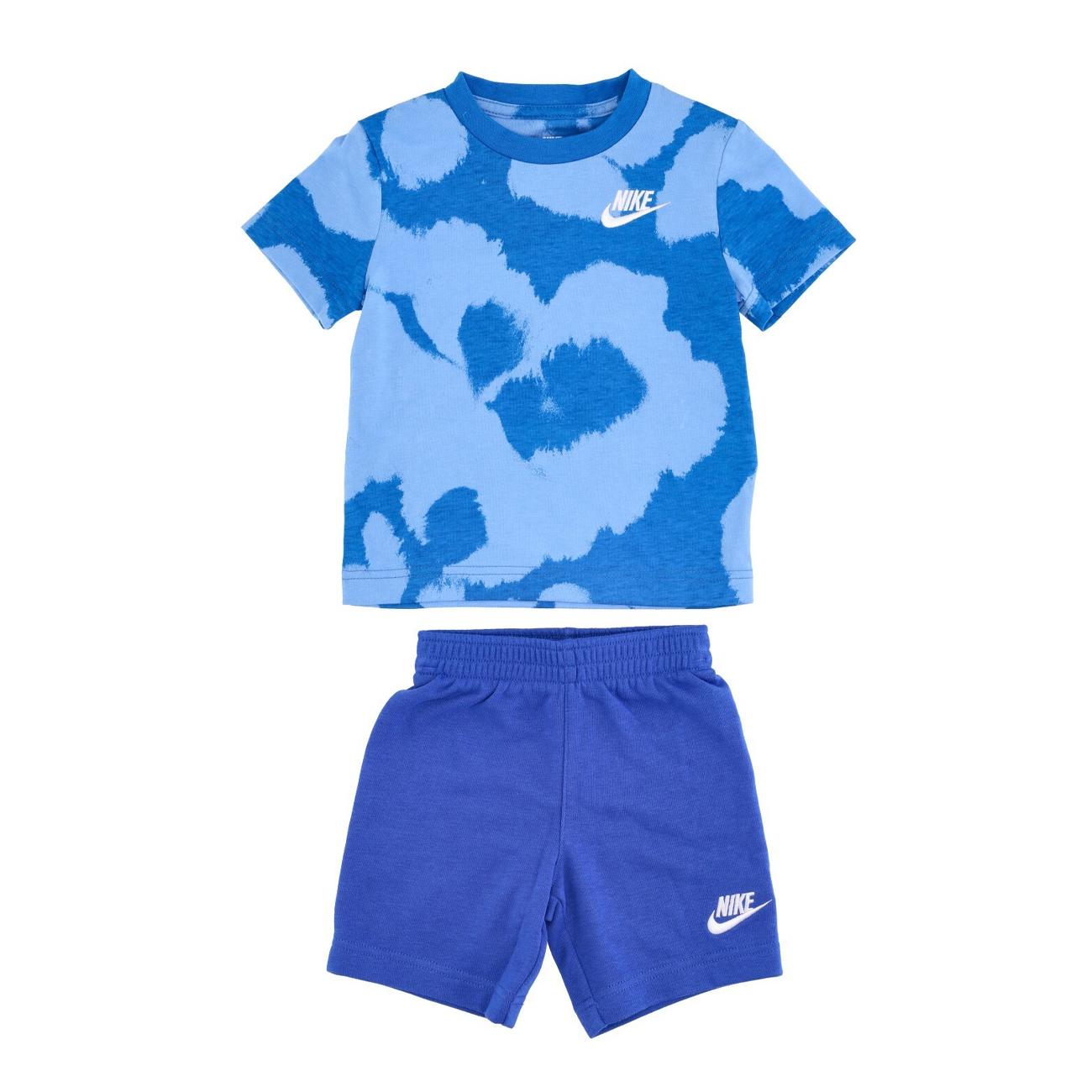 Set T-Shirt + Short Dye Dot Bimbo Game Royal NK/86J523 U89GAMEROYAL NIKE 