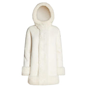JACKET D. LAMB HOOD LADY ECOMONTONE RRD W22554 83 BIANCO RRD 