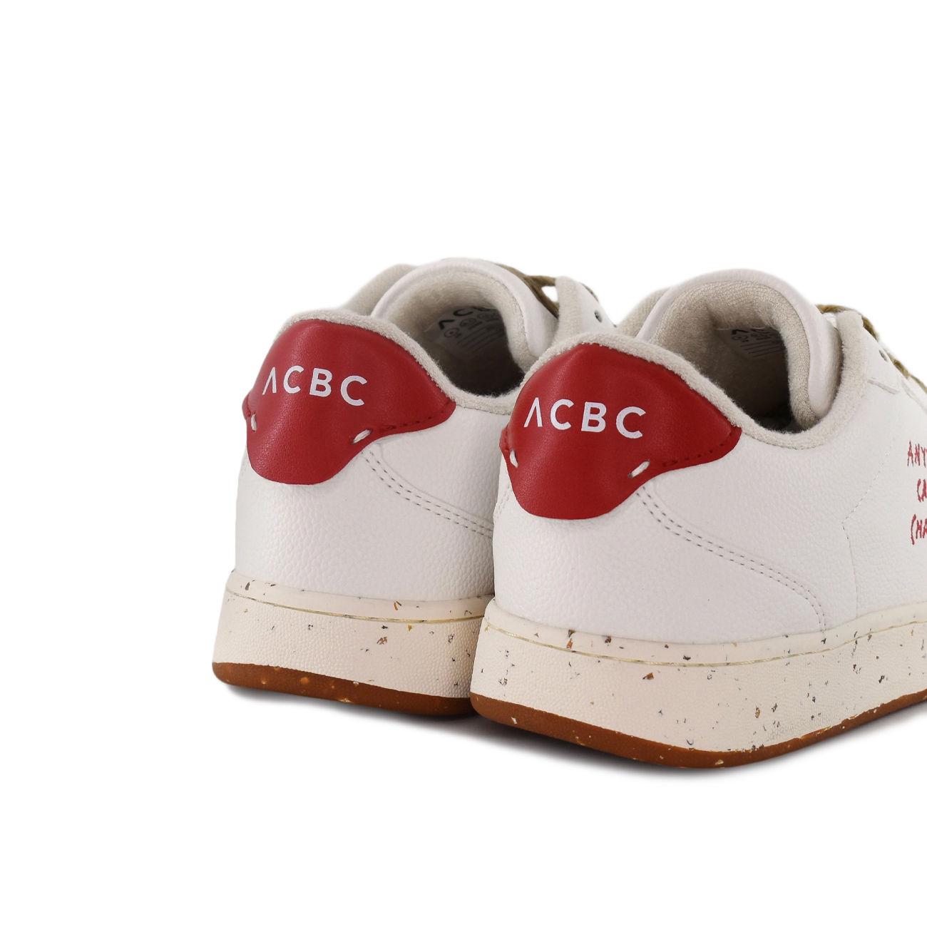 SNEAKERS UNISEX EVERGREEN ACBC SHACBEVE 205 WHITE/RED APPLE ACBC 
