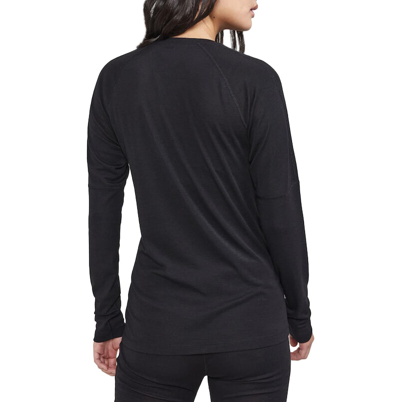 Maglia Pro Lana Merino Hz Donna Black 1913758 999000 BLACK CRAFT 