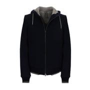 Felpa Con Zip Uomo Blu 9375_S_35703 5 BLU L.B.M.1911. 