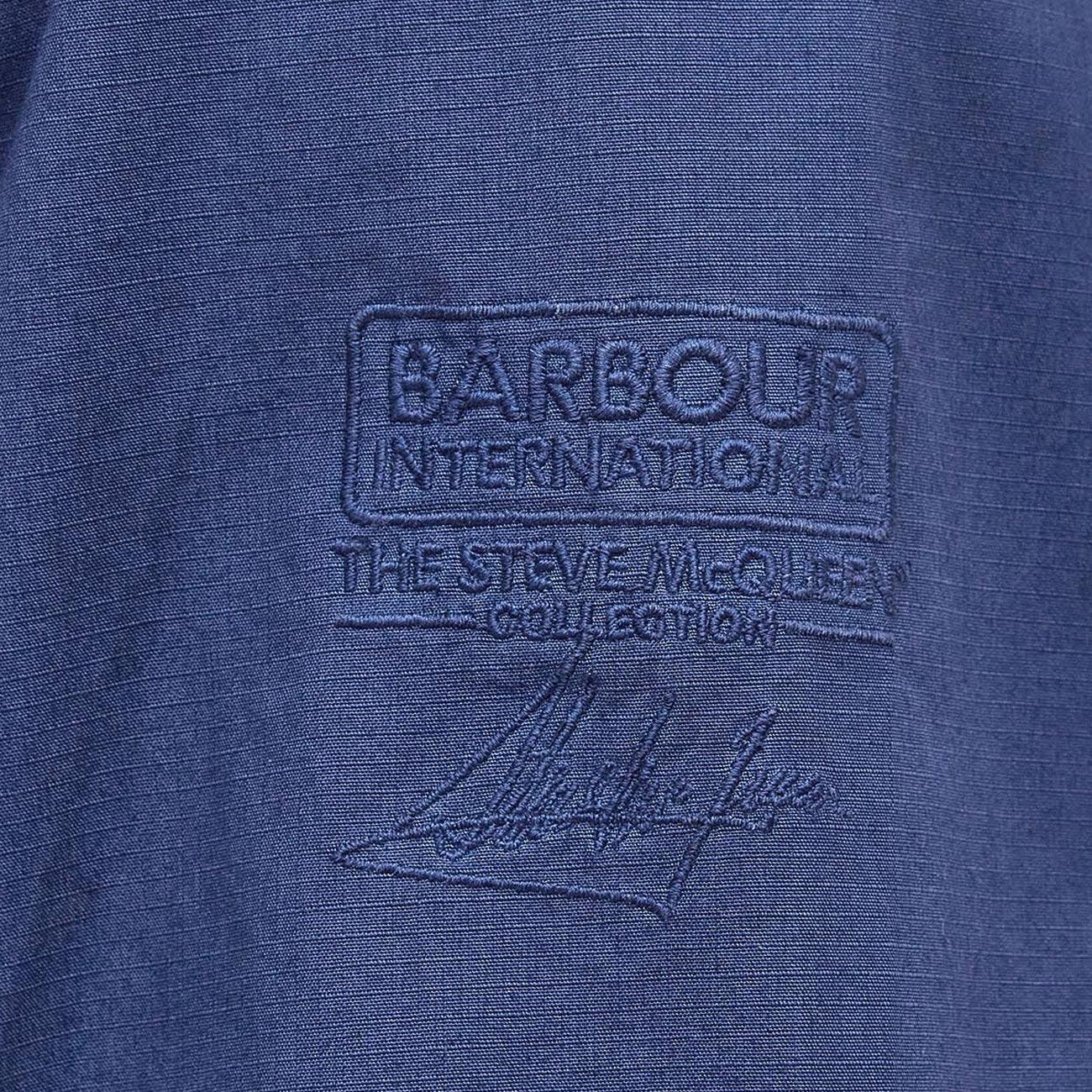  MCA0976 BL52 WASHED COBALT BARBOUR INTERNATIONAL 