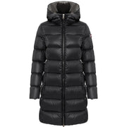 Piumino Lungo Con Cappuccio Donna Nero Dark Steel 2221/5WG 99 NERO COLMAR ORIGINALS 
