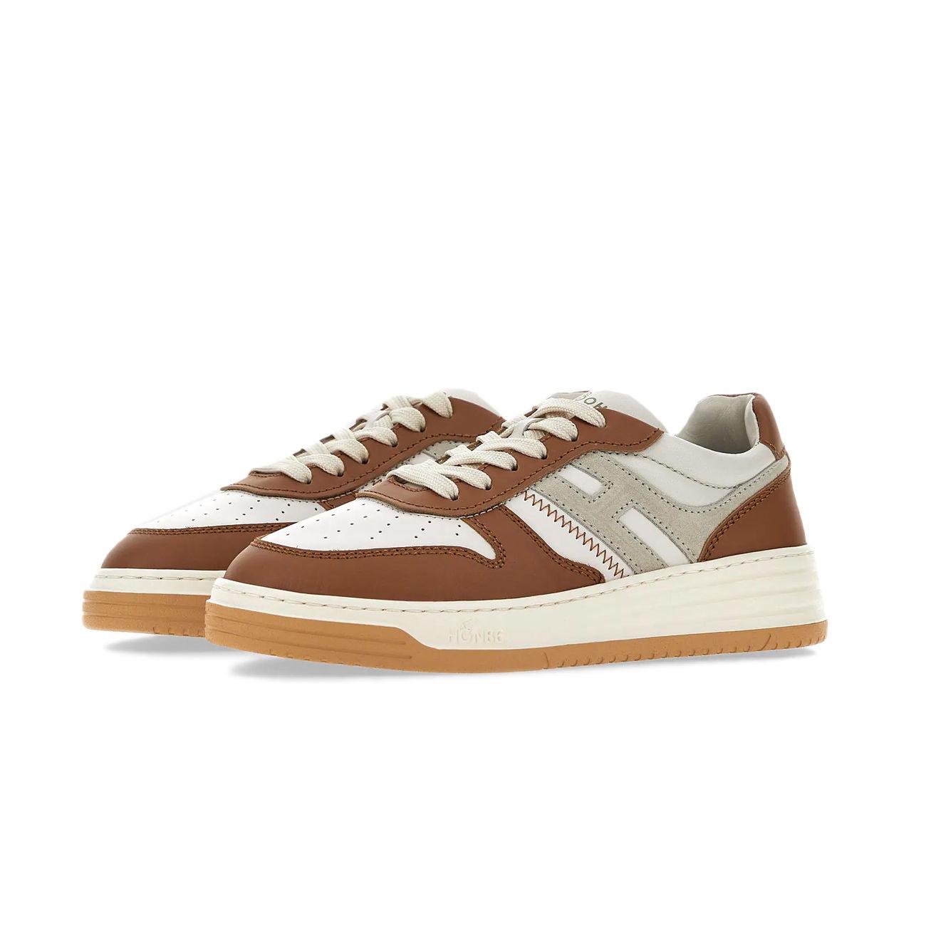 Sneakers H630 Donna Bianco Grigio Marrone HXW6300EU50OIS641J BIANCO/GRIGIO/MARRONE HOGAN 