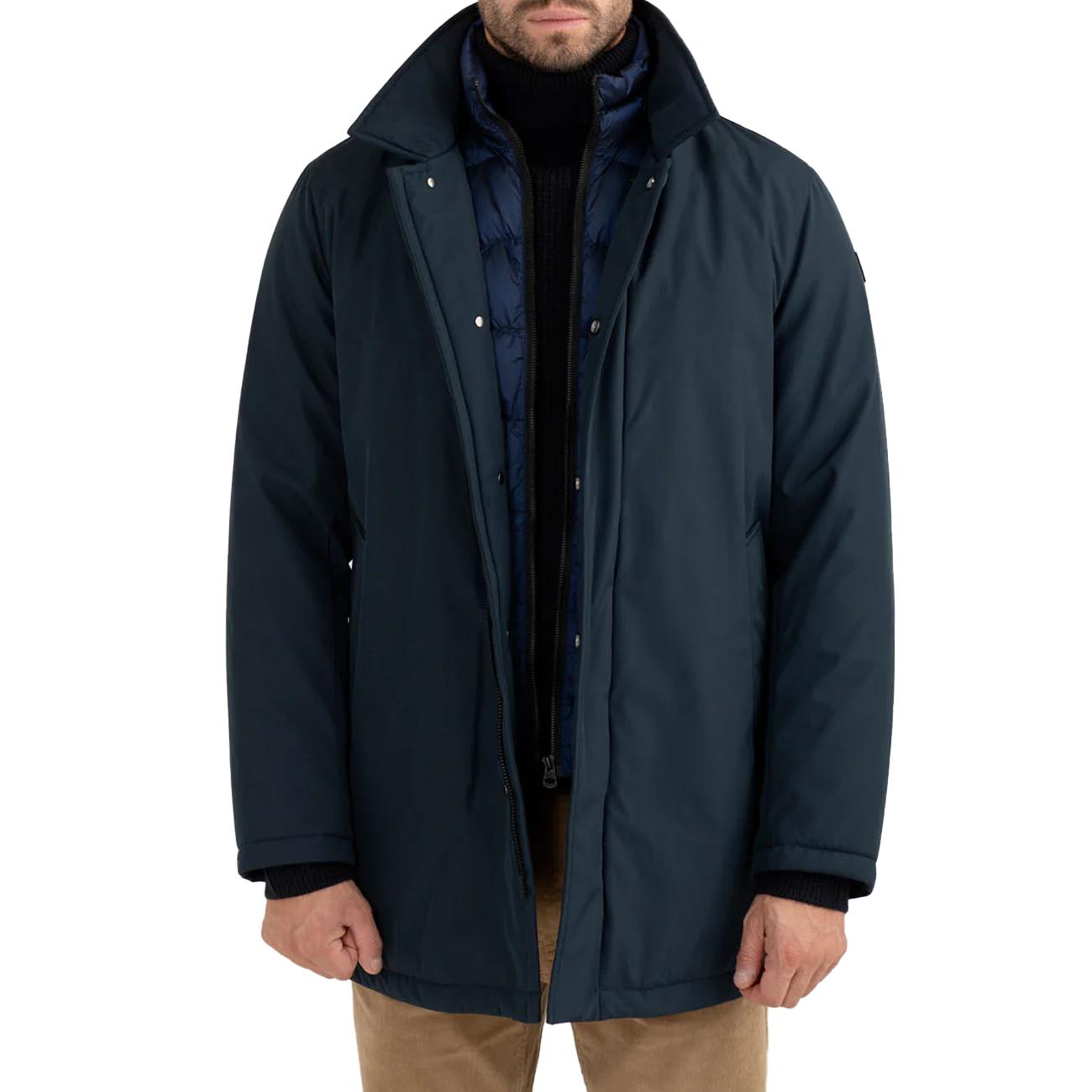 Giubbotto Con Davantino Trapuntato FM25W02KU A0601 BLUE FRED MELLO 