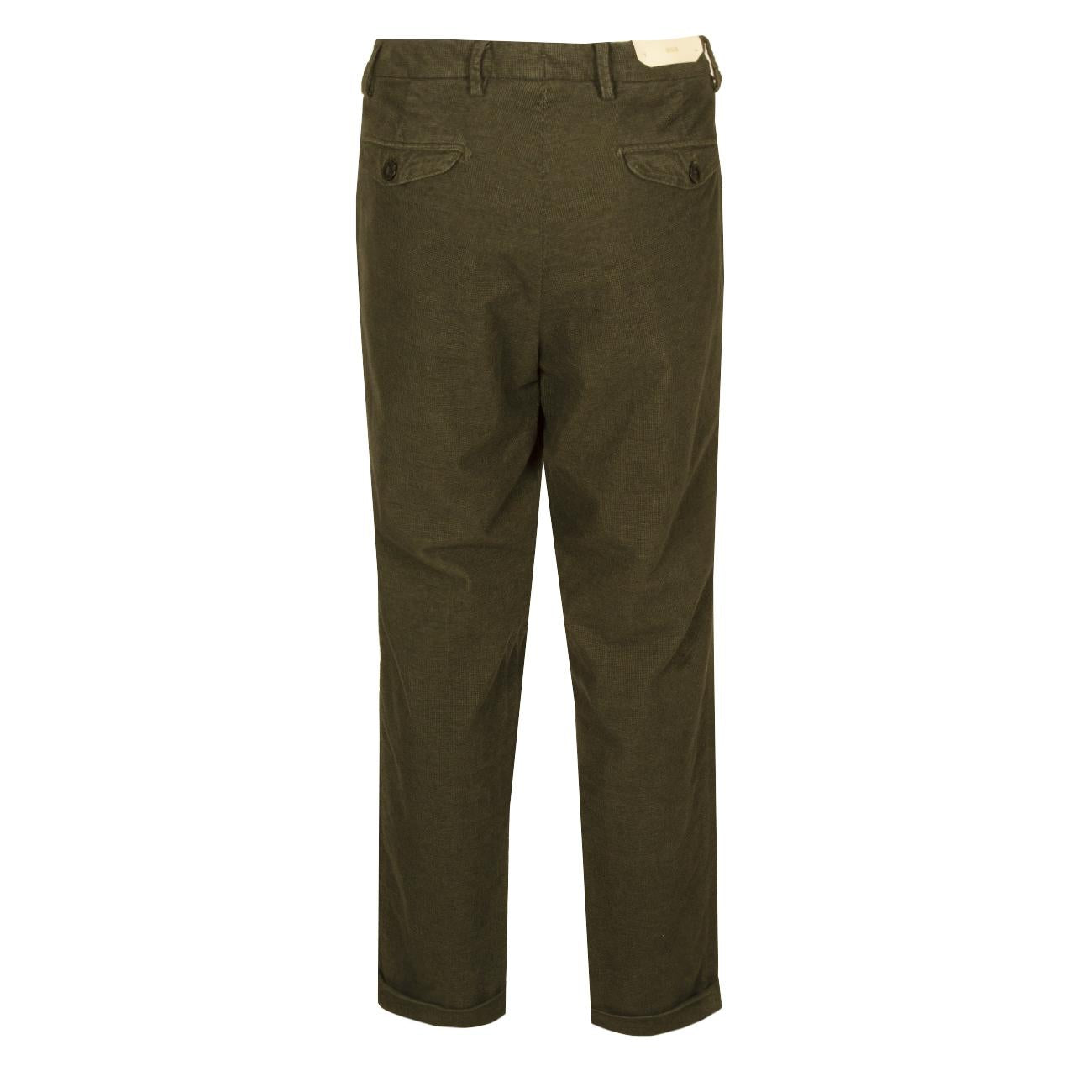 Pantaloni U. Velluto Wafer Briglia BG02/422179 62 VERDE MIL BRIGLIA 