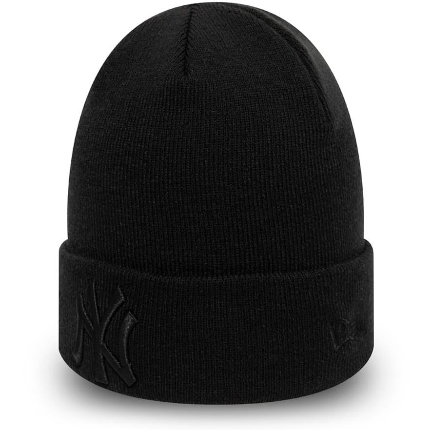 CAPPELLO U. BEANIE NEW YORK YANKEES NEW ERA 12122729 BLACK/BLACK NEW ERA 