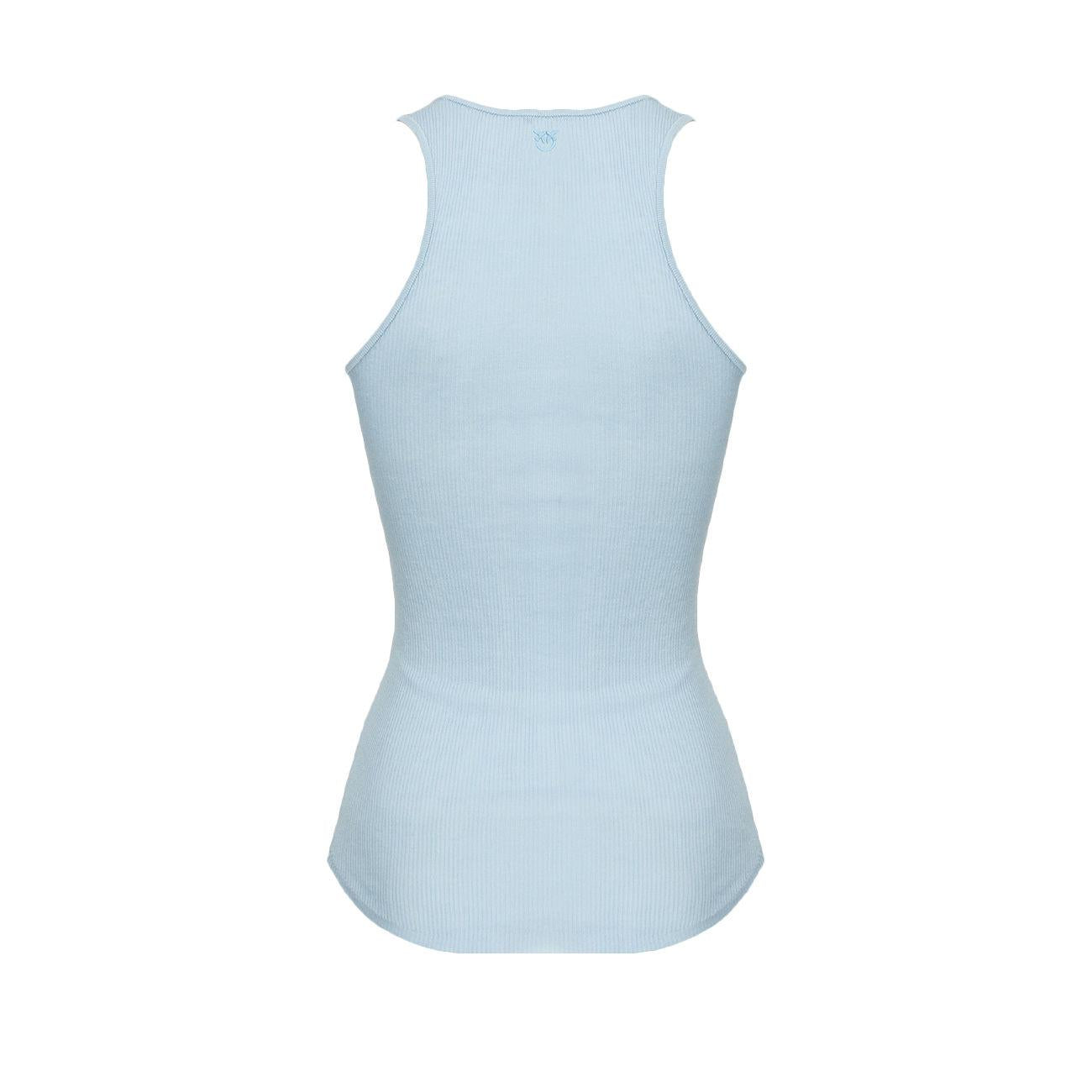Canotta A Costina Donna Blu 1G16Z0Y81W E56 BLU PINKO 