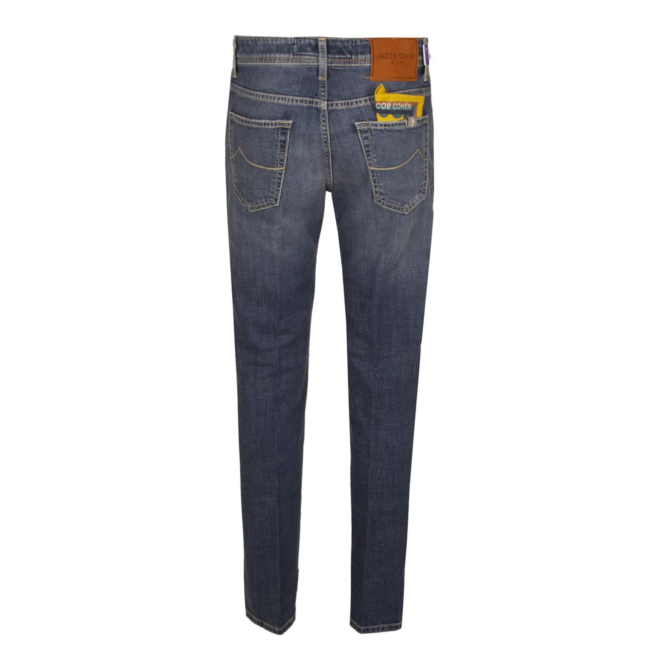 Jeans Scott Slim Fit Uomo Denim Crop UQE1534S3736 734D ZZJU0734 JACOB COHEN 