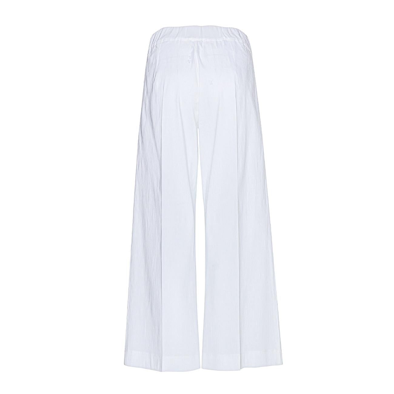 Pantalone In Lino Donna Bianco 58621 1BIAN-BIANCO D.EXTERIOR 