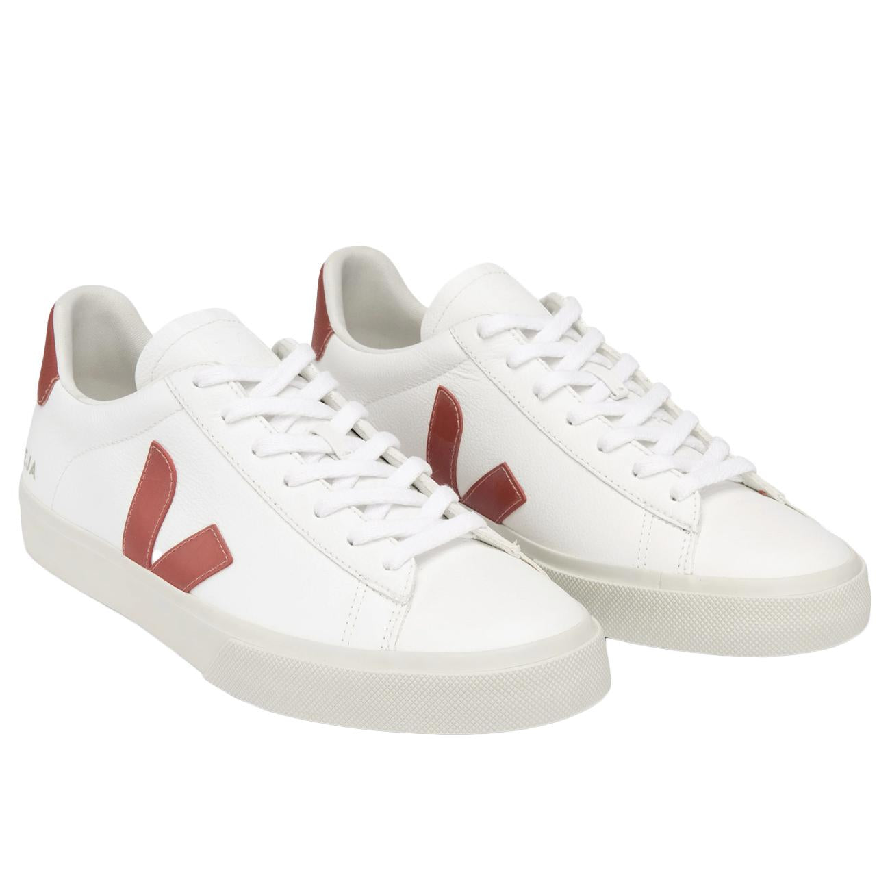 Sneaker Campo Chromefree Leather Veja CP0502615 EXTRAWHITE.ROUILLE VEJA 