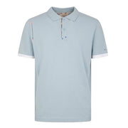 Polo Mezza Manica Piquet Con Ricami MK891086 CELESTE MARKUP 