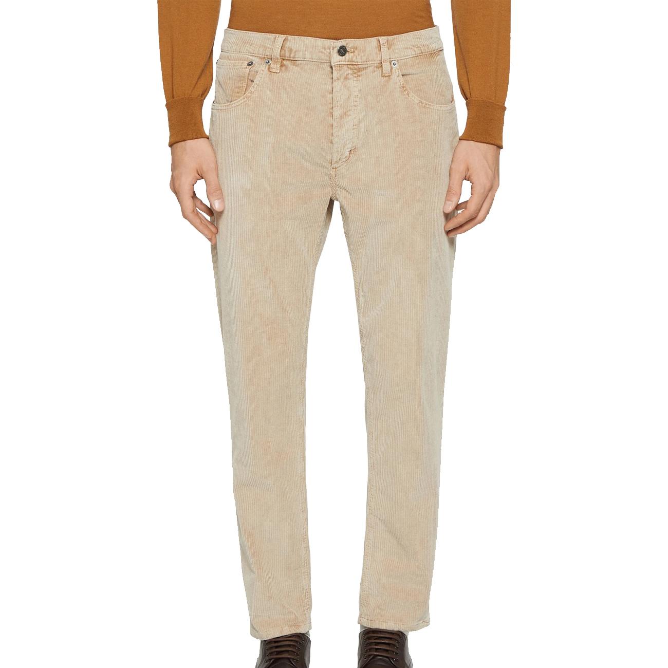Pantalone Brighton In Velluto UP434 VS0033X IB1 033 BEIGE DONDUP 