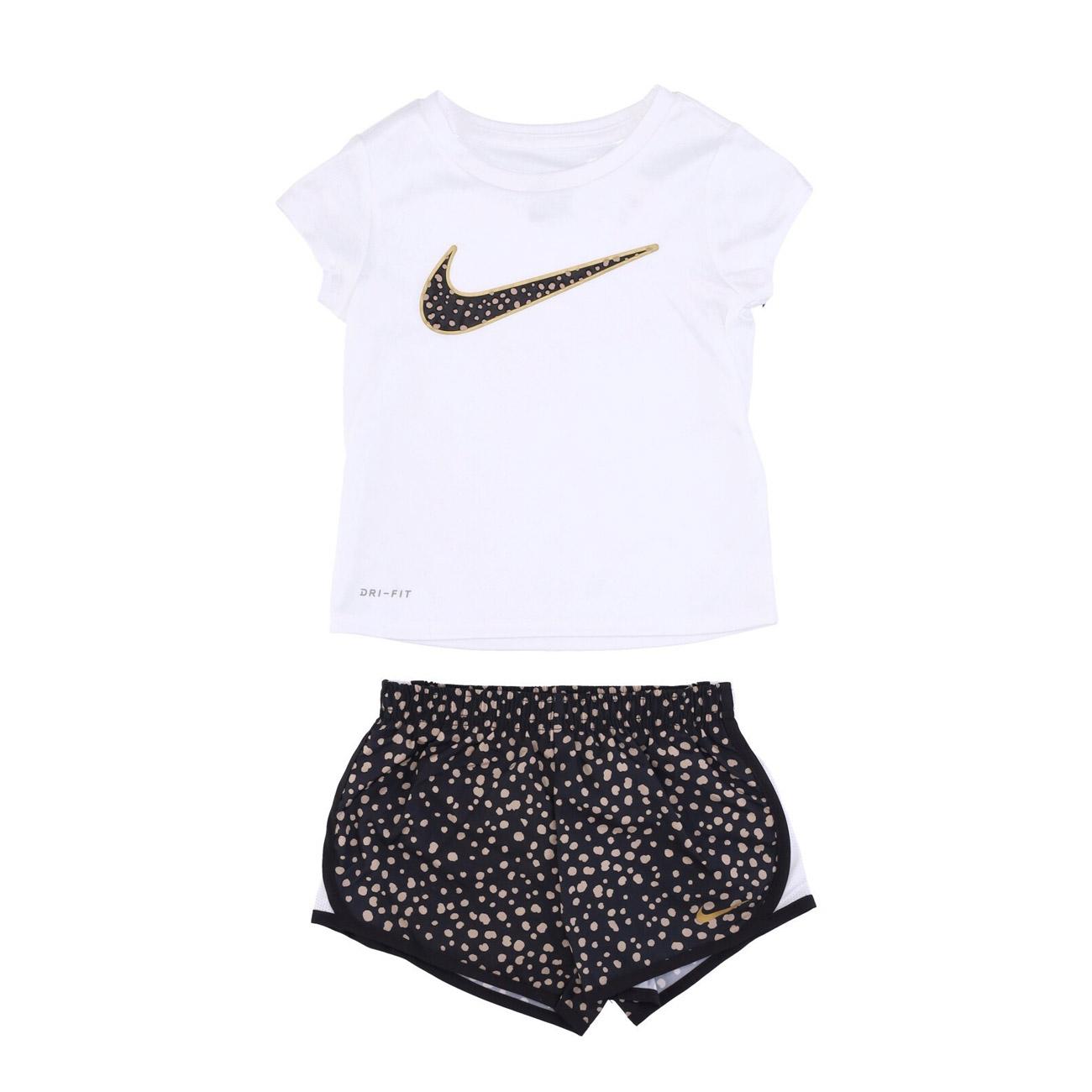 Set 2 Pz Bimbo T-Shirt C/Logo + Short Nike NK/36J425 023BLACK NIKE 