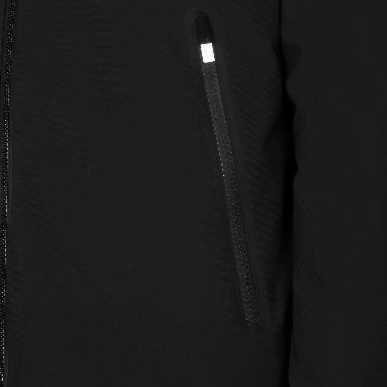 GIUBB. U. SHELL IMBOTT. PIUMA FULL ZIP C/CAPP. RRD 21006 10NERO RRD 