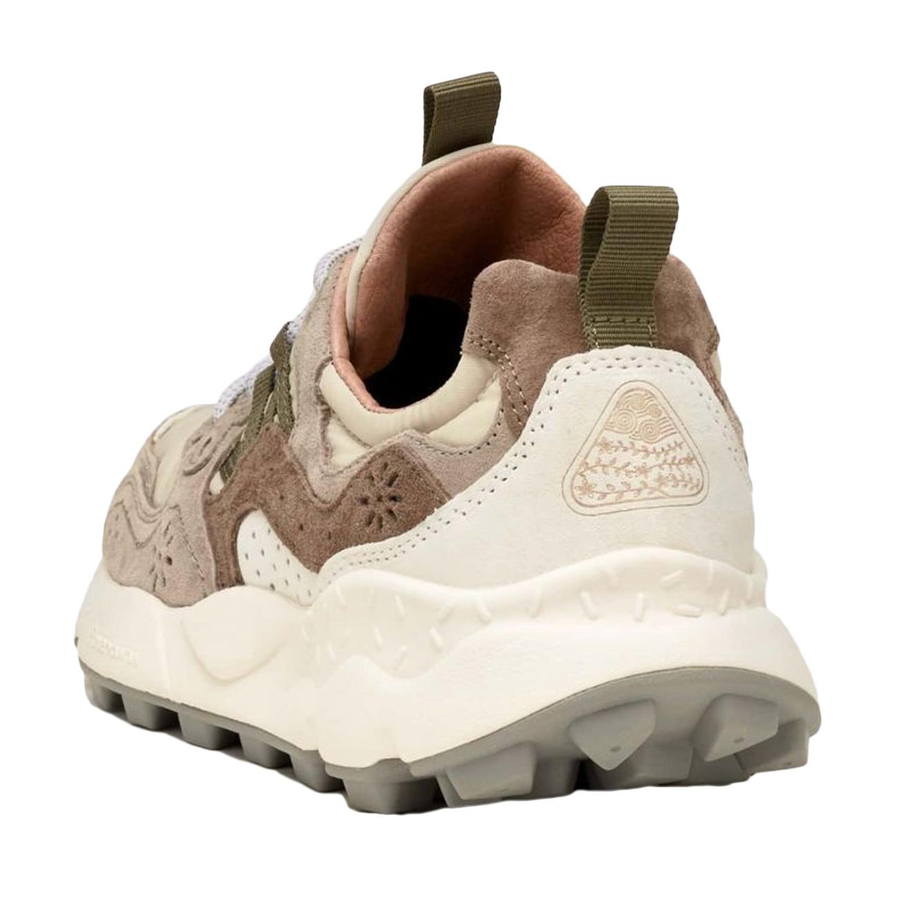 Sneakers Yamano 3 Unisex Bianco E Beige 1N300012017393 OFF WHITE/BEIGE FLOWER MOUNTAIN 