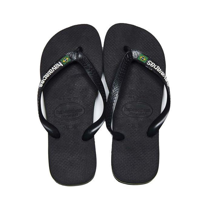 INFRADITO  BRASIL LOGO HAVAIANAS HA/4110850 1069BLACK/BLACK# HAVAIANAS 