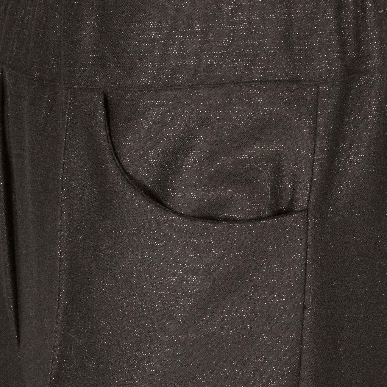 Pantalone A Palazzo Donna Nero 57906 2NERO-NERO D.EXTERIOR 