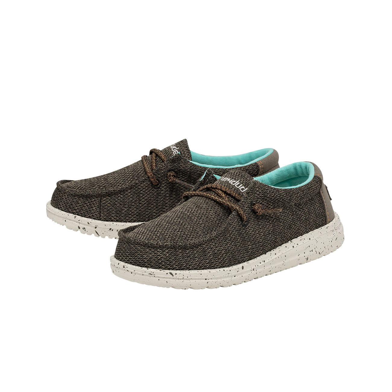 Mocassini Wally Youth Bambino Taupe Musk 13013 8702SOXMUSK HEY DUDE 